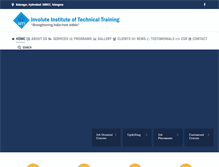 Tablet Screenshot of involutetraining.com